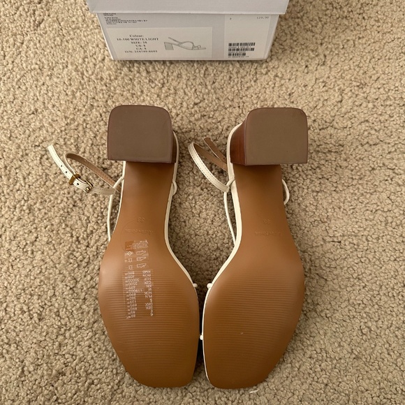 & Other Stories White Strappy Sandals, size 8 NWT - Picture 4 of 4